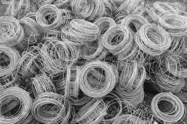 Wire Rolls Building Construction - Photo, Image