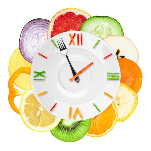 Food clock - Foto, Bild