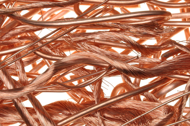 Industria del alambre de cobre
 - Foto, Imagen