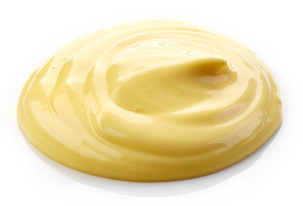 mayonesa sobre fondo blanco
 - Foto, Imagen