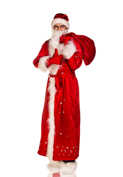 Weihnachtsmann mit der Tüte - Foto, Bild