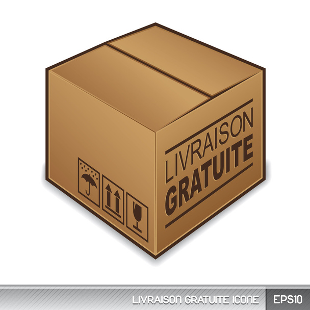 Livraison Gratuite icône - Vector, Image