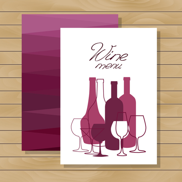 Design for wine event - Vector, afbeelding