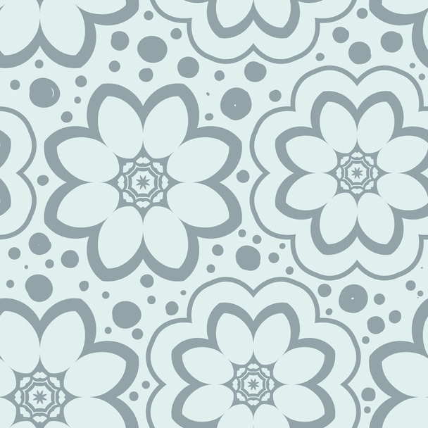 Απρόσκοπτη μοτίβο λουλουδιών - Διάνυσμα, εικόνα