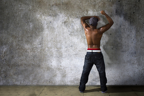 black man with shirtless torso - Photo, Image