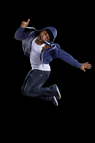 break dancer jumping - Foto, afbeelding