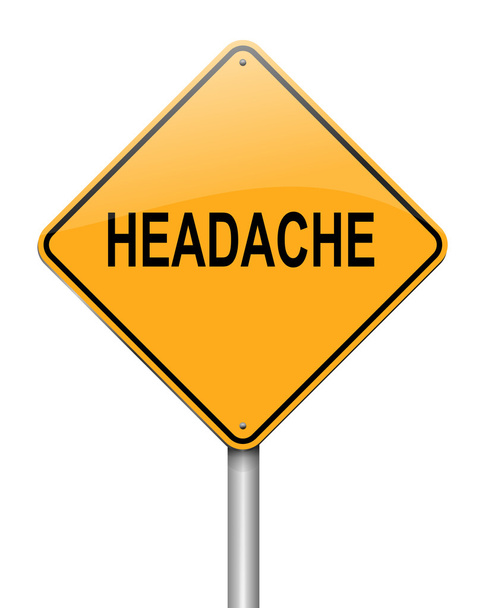 Concepto de dolor de cabeza
. - Foto, Imagen