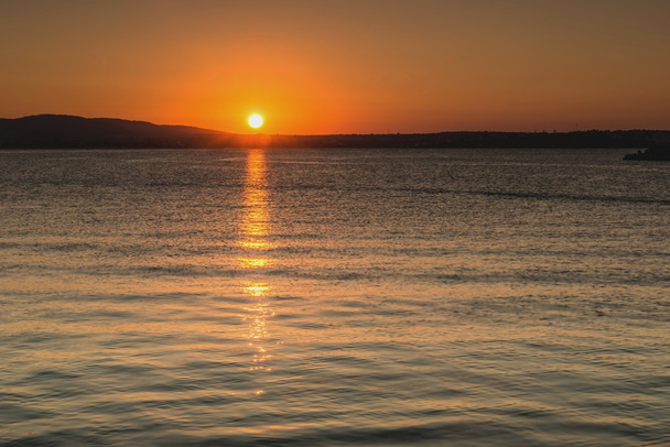 krásný západ slunce na černém moři. - Fotografie, Obrázek