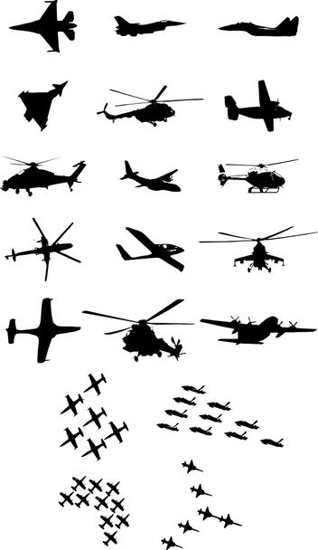 Aircrafts - Vector, Image