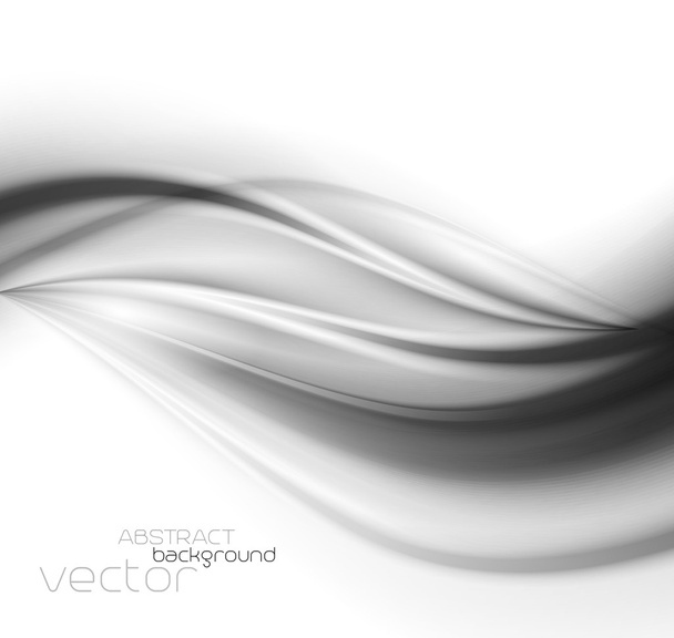 Abstract template background with curved wave. - Vecteur, image