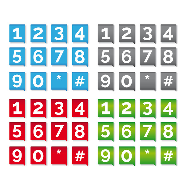 Номерний набір векторних кольорів
 - Вектор, зображення