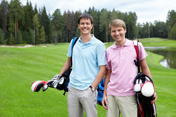 гравці в гольф
 - Фото, зображення