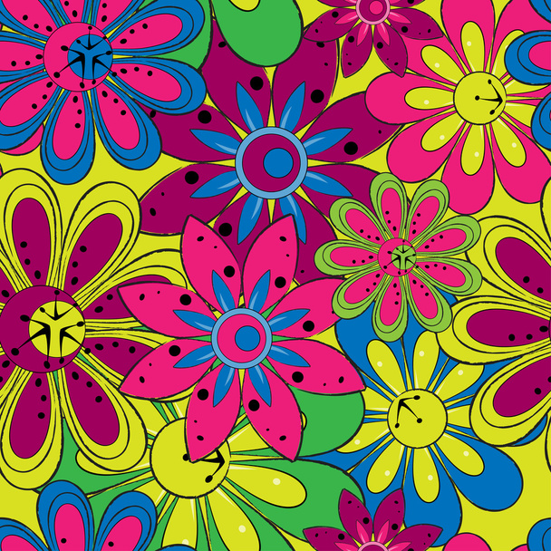 Abstract floral background - Vector, imagen