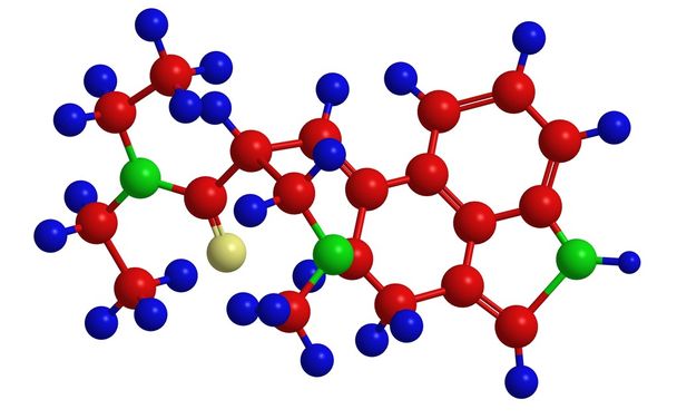 Молекулярная структура ЛСД
 - Фото, изображение