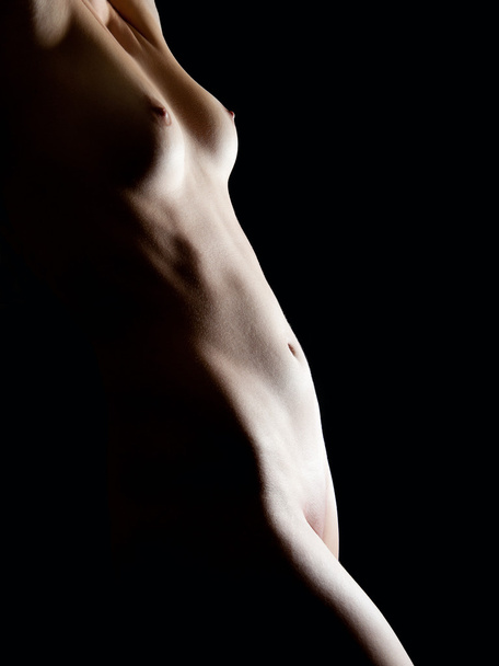Torso of a sexy naked woman - Foto, Imagen