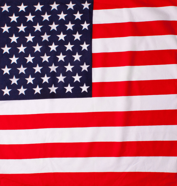 Closeup of American flag - Фото, изображение