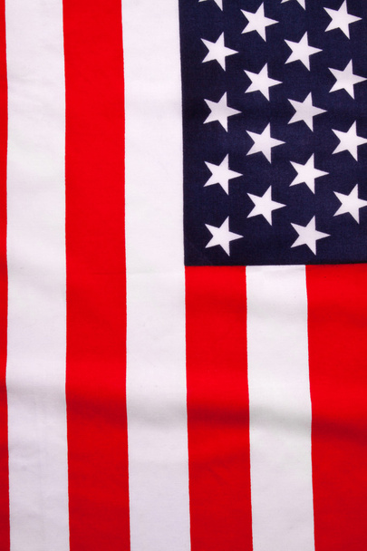 Closeup of American flag - Foto, afbeelding