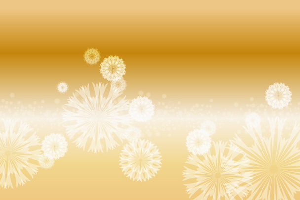 Hintergrund Dispersed zlato sterne - Vektor, obrázek