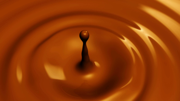 Kapku čokoládové makra s efektem zaměření - Záběry, video