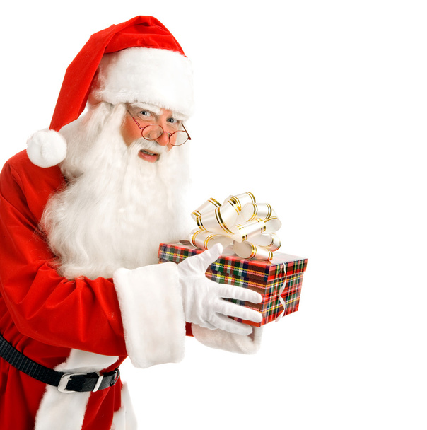 Santa Claus Secretly Brought a Gift - Photo, Image