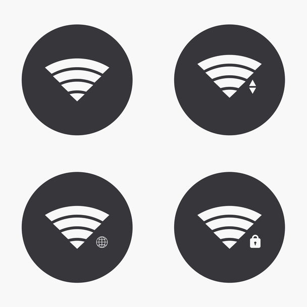 Векторный набор современных Wi-Fi
 - Вектор,изображение