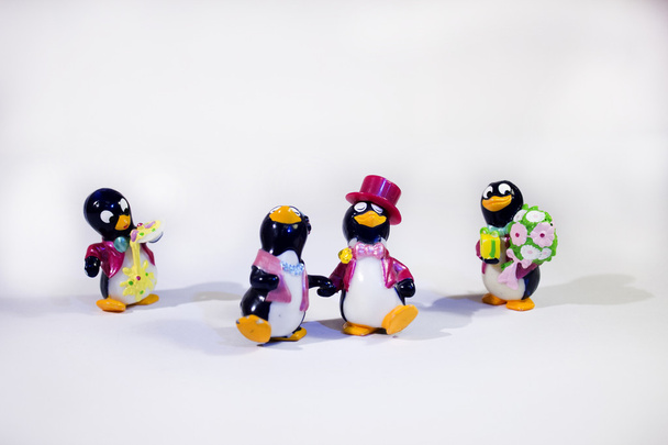 Toy penguins - Фото, зображення