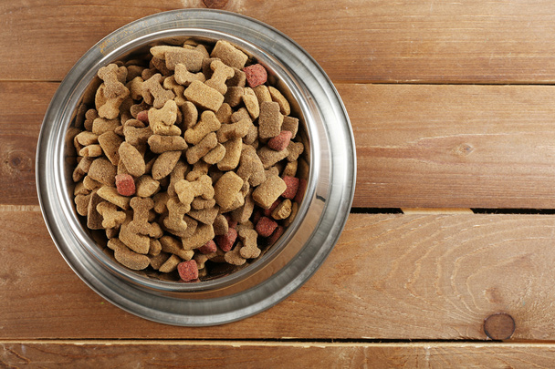 Dog food in bowl   - Fotoğraf, Görsel