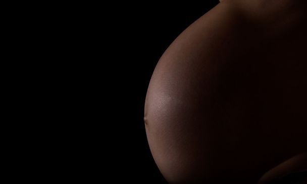 Belly of pregnant woman - Fotoğraf, Görsel