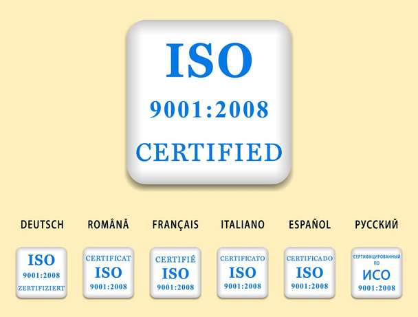 Iso 9001 2008 - Vector, Image