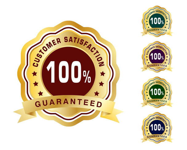 Customer satisfaction badge - Vector, Image
