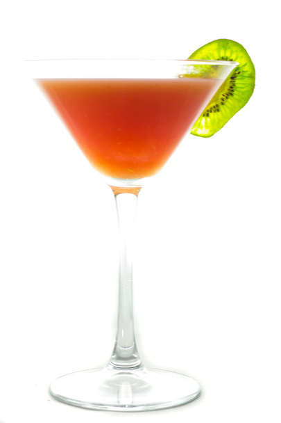 Cocktail valkoisella pohjalla
 - Valokuva, kuva
