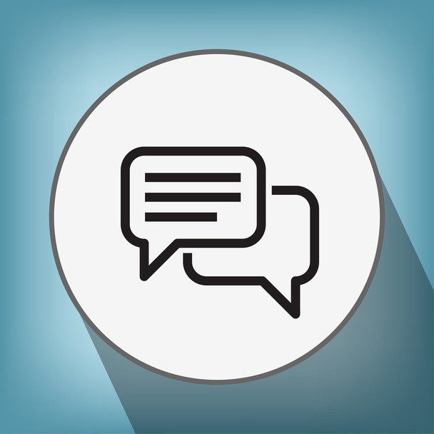 Message or chat icon - Vecteur, image