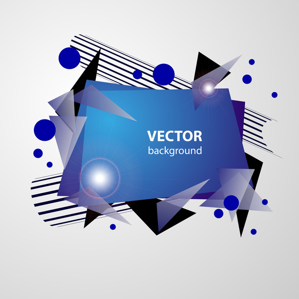 Geometric disco banner - Vector, Image
