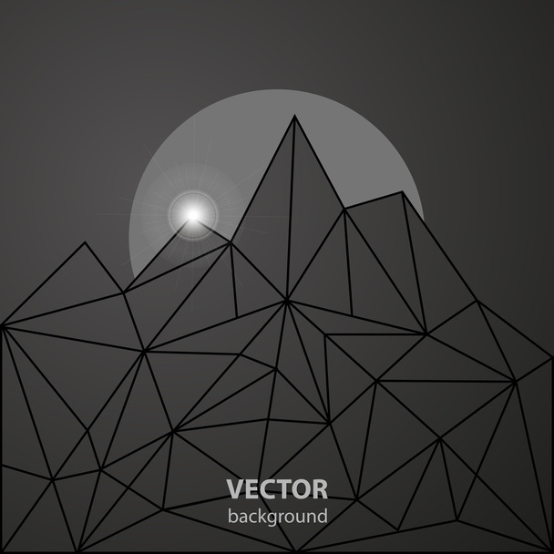 Fondo geométrico monocromo
 - Vector, Imagen