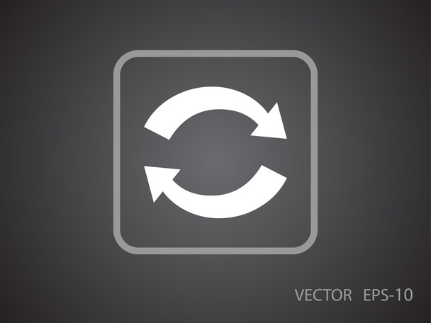 Flat icon of cyclic - Vektor, kép
