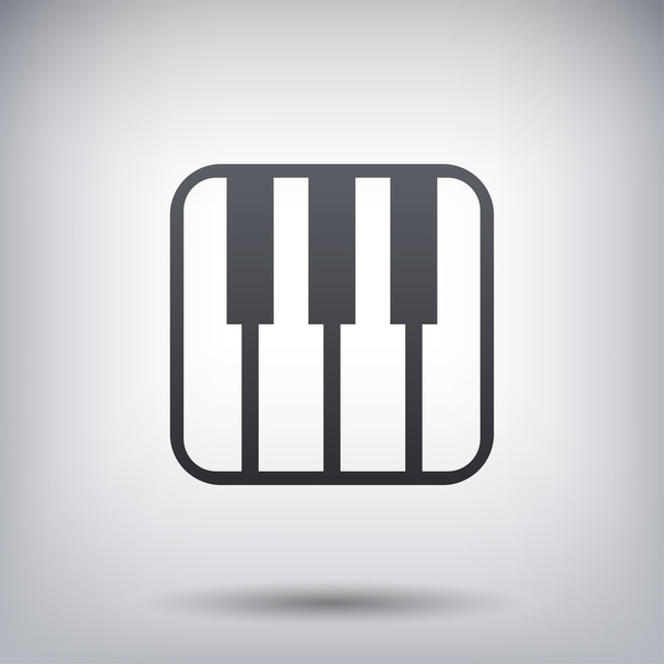 Pictograph of music keyboard - Вектор,изображение