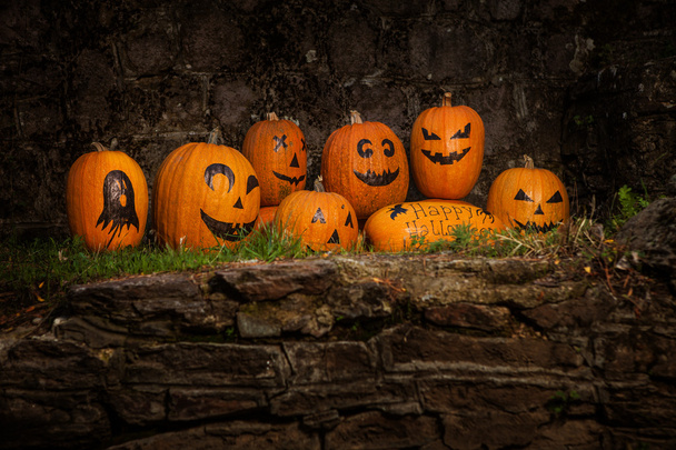 Halloween still life with pumpkins - Photo, Image