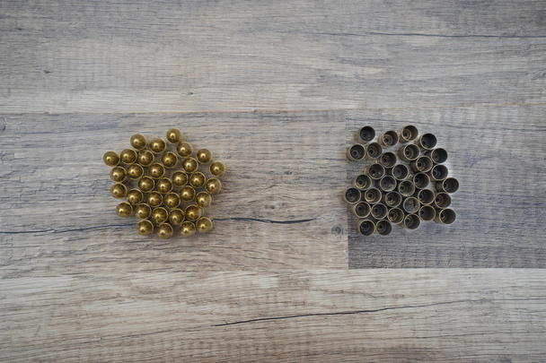 New and used bullets - Photo, Image