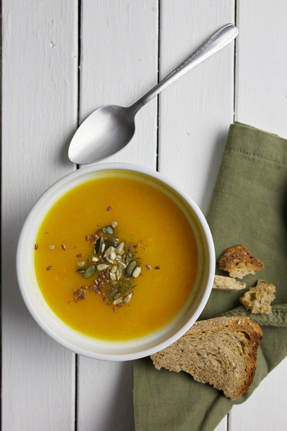 pumpkin soup - Foto, afbeelding