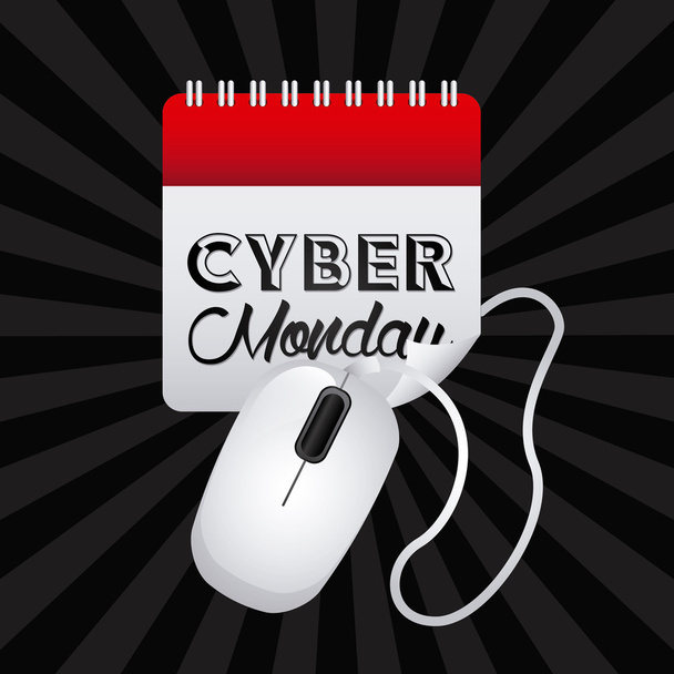 cyber monday design - Vector, afbeelding