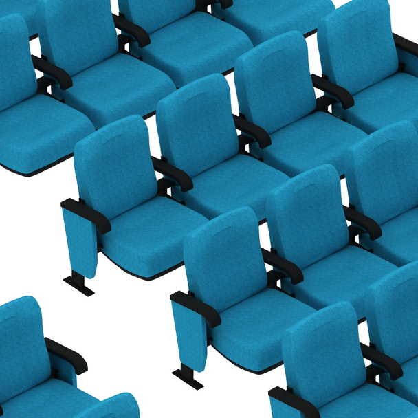 Blue armchair - Фото, зображення