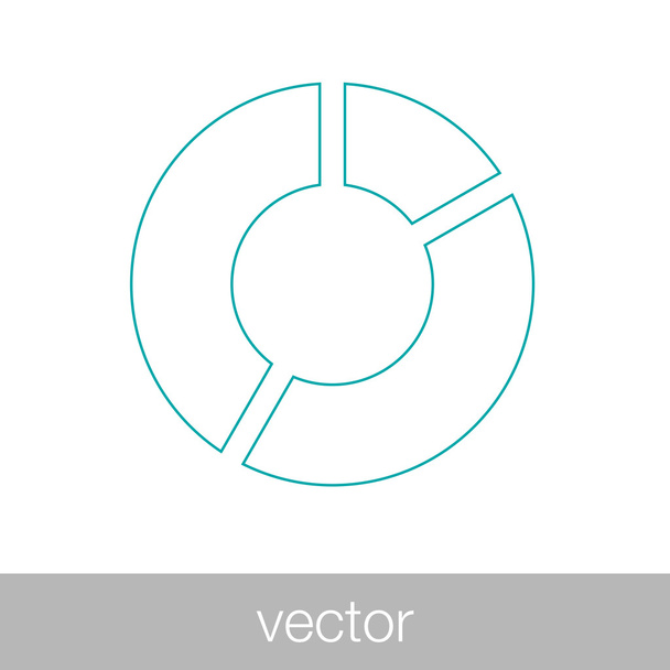 Круглая веб-иконка - круглая веб-иконка - Бизнес-данные a
 - Вектор,изображение