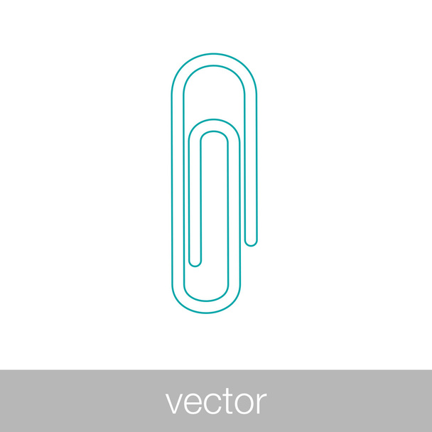 Clip de papel icono
. - Vector, Imagen