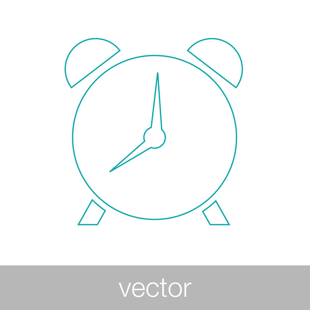 icono del reloj despertador - Vector, imagen