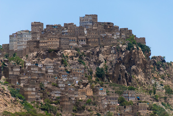Χωριό στην Υεμένη - Φωτογραφία, εικόνα