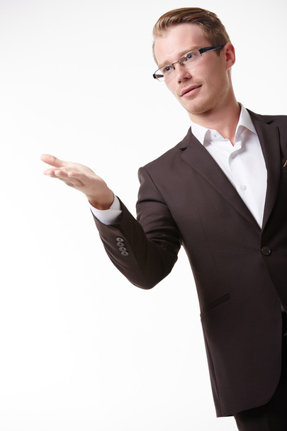 Handsome businessman in glasses - Foto, afbeelding