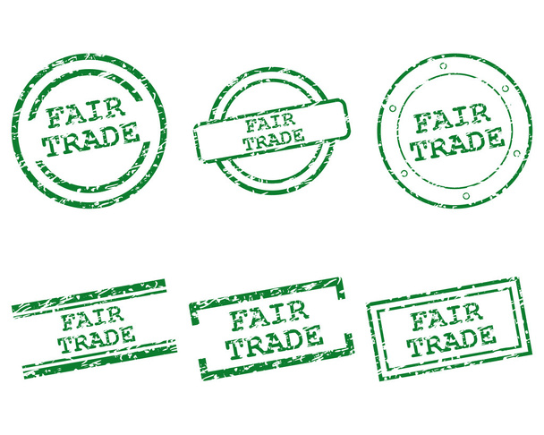 Fair trade stamps - Vector, Image