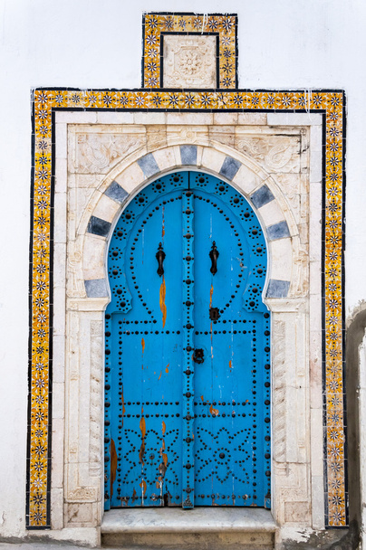 Architectural detail view of traditional Tunisian architecture - Foto, imagen