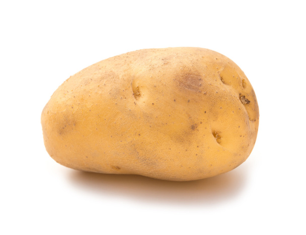 aardappel op een witte achtergrond - Foto, afbeelding