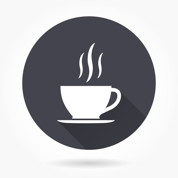 Coffee icon. - Vektor, kép